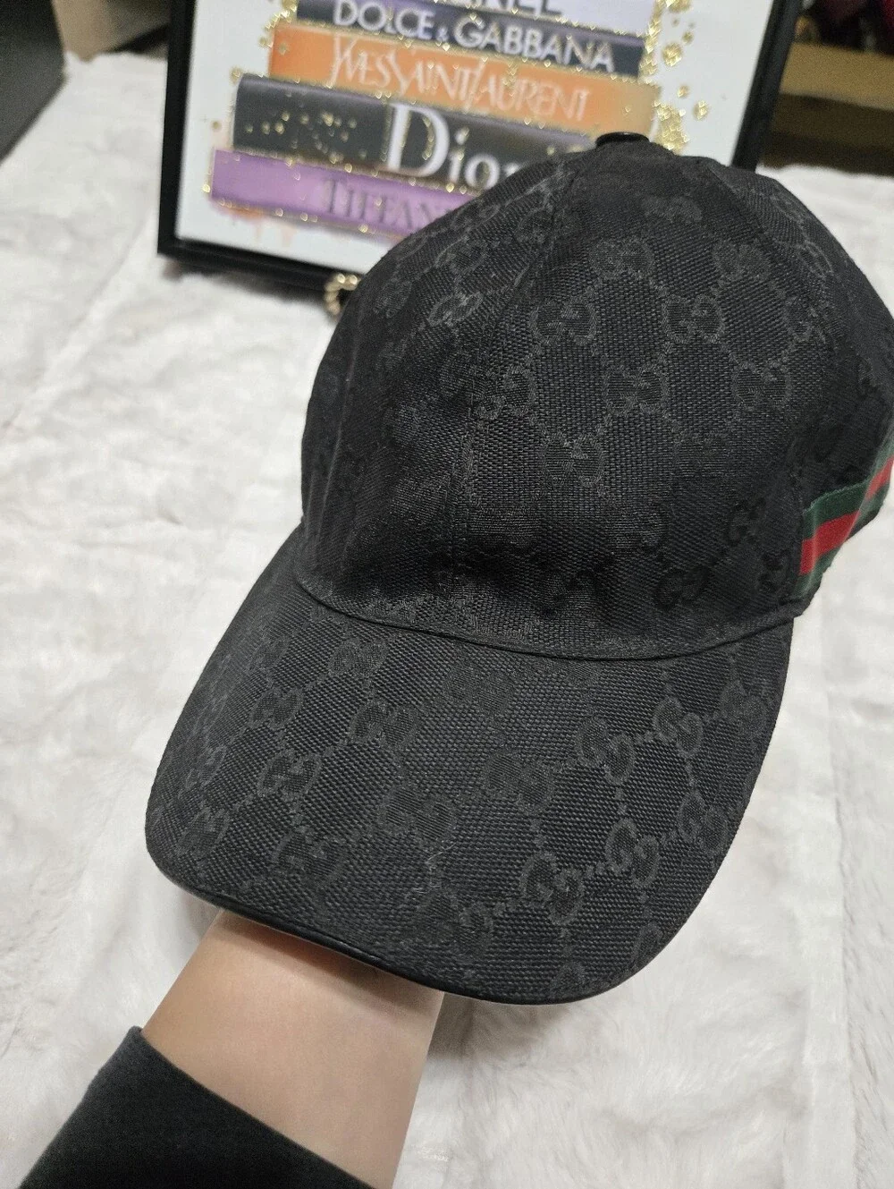 Gucci GG Baseball Hat Sherryline Large 59 EUC